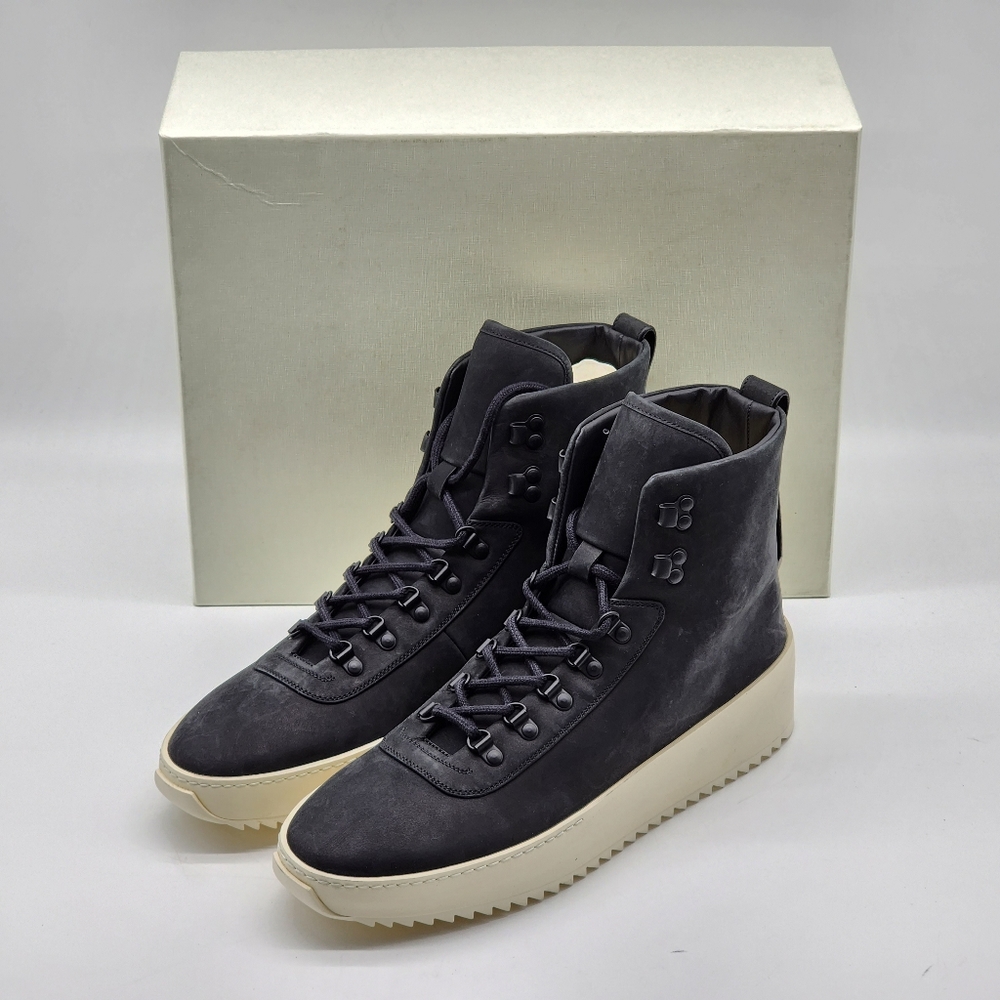 Fear of God Hiking High Top Sneakers In Black - Picture 1 of 6